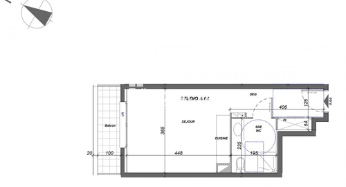 Image d'un appartement 1 pièce 26 m² à 135000€ à nice (06000)