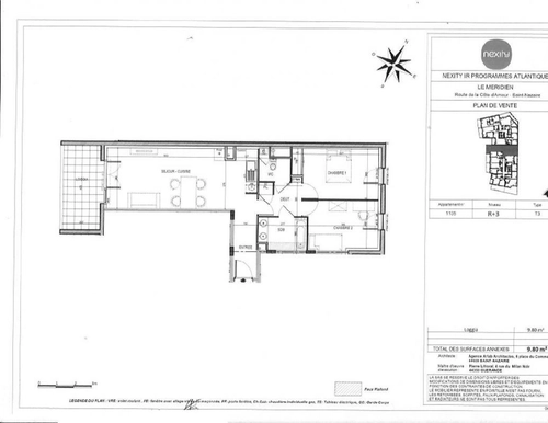 Image d'un appartement 3 pièces 69 m² à 719€ à saint-nazaire (66140)