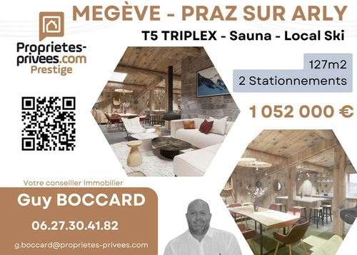 Image d'un appartement 5 pièces 127 m² à 1052000€ à praz-sur-arly (74120)