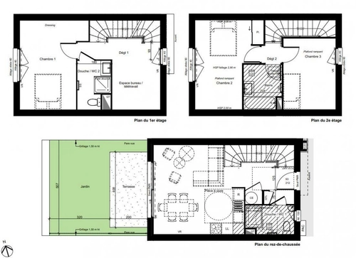 Image d'un maison 4 pièces 92 m² à 332000€ à saint-bonnet-de-mure (69720)