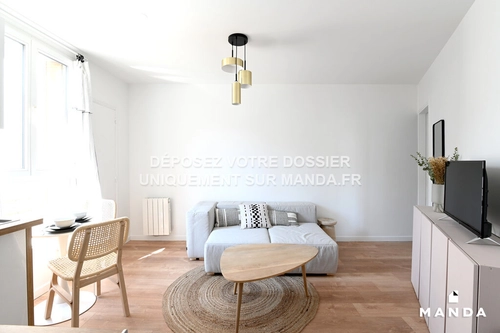 Image d'un appartement meublé 2 pièces 27 m² à 850€ à aubervilliers (93300)