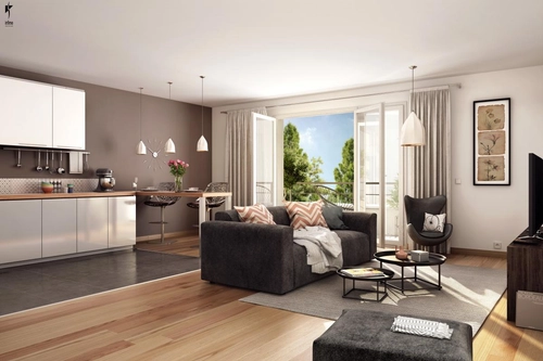 Image d'un appartement 3 pièces 67 m² à 280000€ à villeneuve-la-garenne (92390)