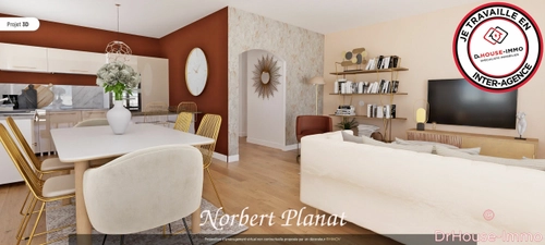 Image d'un maison 4 pièces 92 m² à 142000€ à saint-étienne (42100)