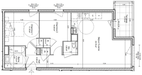 Image d'un appartement 3 pièces 61 m² à 270000€ à irigny (69540)
