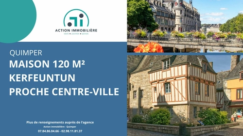 Image d'un maison 4 pièces 120 m² à 330000€ à quimper (29000)