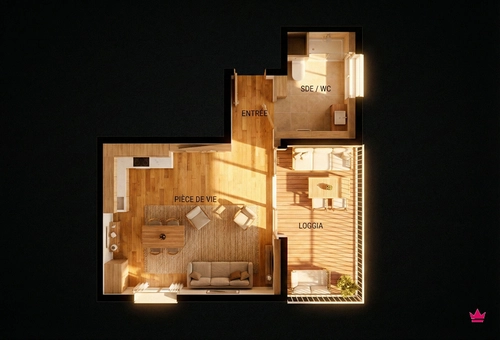 Image d'un appartement 1 pièce 29 m² à 207500€ à villeurbanne (69100)