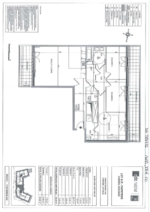 Image d'un appartement 4 pièces 92 m² à 1210.95€ à corbeil-essonnes (91100)