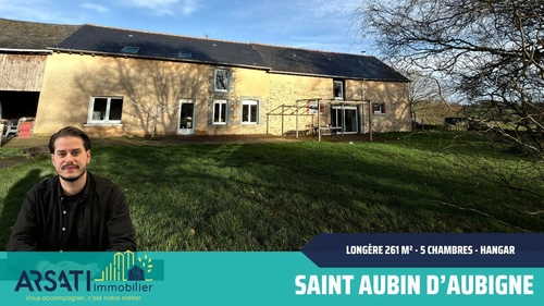 Image d'un maison 8 pièces 261 m² à 607900€ à saint-aubin-d'aubigné (35250)