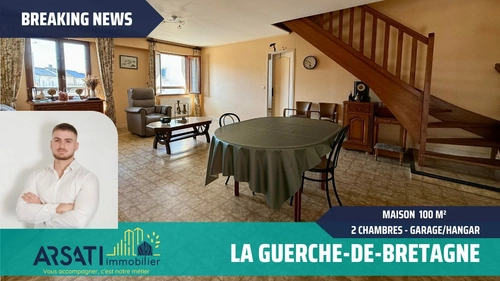 Image d'un maison 4 pièces 111 m² à 95540€ à la guerche-de-bretagne (35130)