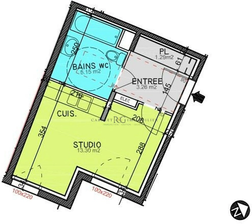 Image d'un appartement 1 pièce 23 m² à 72000€ à woippy (57140)