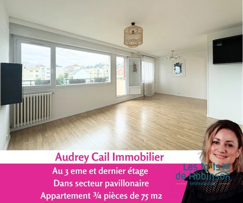 Image d'un appartement 3 pièces 75 m² à 329000€ à le plessis-robinson (92350)