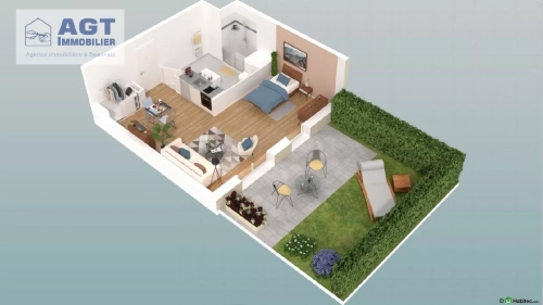 Image d'un appartement 1 pièce, 37 m² à louer à beauvais (60000) à 607€ à beauvais (60000)