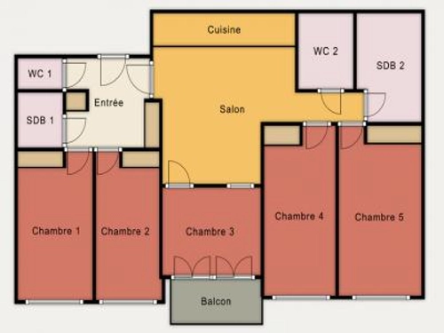 Image d'un location appartement clichy 5 pièces 19 m2 hauts de seine (92110) - 860 € / mois à 860€ à clichy (92110)