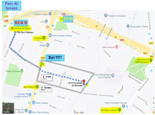 Image d'un appartement 1 pièce, 12 m² à louer à antony (92160) à 390€ à antony (92160)