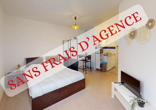 Image d'un studio meublé sans frais d'agence à 470€ à le havre (76620)