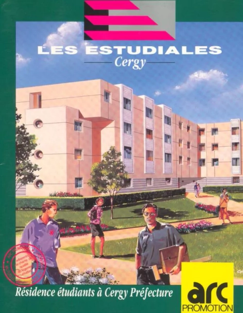 Image d'un appartement 1 pièce, 21 m² à louer à pontoise (95000) à 634€ à cergy (95800)