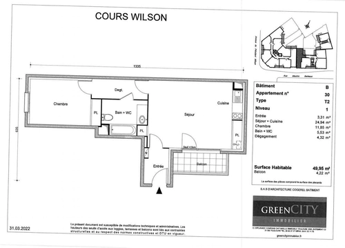Image d'un appartement t2 50m2 à louer (beaumont sur oise) - agestis immobilier à 813€ à beaumont-sur-oise (95260)