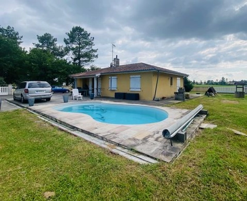 Image d'un maison 4 pièces 89m2 et son double garage 60m2 à 330000€ à gaas (40350)