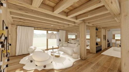 Image d'un superbe chalet neuf au planelet à 5980000€ à praz-sur-arly (74120)