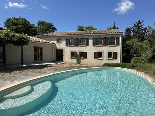 Image d'un propriété exceptionnelle avec piscine et court de à 649000€ à montouliers (34310)