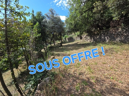 Image d'un terrain à vendre  ales (30), secteur la loubiere sud, très beau terrain à bâtir 1840m² dont environ 750 m² aménageable à 65000€ à alès (30100)